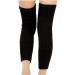 Winter Knee Warmers Knee Brace Sleeve Leg Warmer for Women Men Wool Thicken Thermal Knee Brace Sleeve Black - Buy Online on GoSupps.com