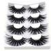 4 Pairs of Soft Real Hair False Eyelashes - Thick & Long 3D Fiber #06 - International Shipping Available - Buy Online on GoSupps.com