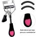 Jaywayne Women's Eyelash Curler with Built-in Comb Attachment - Professional Makeup Tool for Perfect Curl in Seconds, Black - Buy Online on GoSupps.com