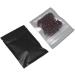 FERENLI Mylar Bags Front Clear Zipper Lock Aluminum Foil Bag for Zip Smell Proof Lock Long Term Food Storage Pouch Reclosable Heat Sealable Packaging Pouches 100Pcs (3"x3.9" Matte Black) 3"x3.9" Matte Black - Buy Online on GoSupps.com