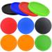 XFQUIJ DDJSport Mini Air Hockey Pucks 2.5 Inch Replacement Hockey Puck for Air Hockey Table, Plinko Chips Accessories (Thin - 12PCS) (Thick - 10PCS), Orange,Blue,Green