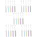 Partykindom 25 Stk Reise toothbrush Handbuch Camping toothbrush Adult toothbrush Bulk-toothbrush toothbrush soft decorative toothbrush children's toothbrush oral pp vacation needs fold travel travel