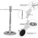 Minkissy 3pcs Stainless Steel Razor Set with No Trace Stand - Durable & Stylish Grooming Essentials for Men & Women - Buy Online on GoSupps.com