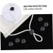 FOMIYES 500 Elastic Plastic Buckles - Slipproof Cord Stoppers & Mask Accessories - Anti-Slip Buttons for Masks | 1x1cm Round - Buy Online on GoSupps.com
