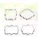 IMIKEYA 4pcs Cookies Mold Wedding Cookie Cutters Mini Loaf Pan Silicone Lion Figurines for Kids Dessert Molds DIY Baking Mold Stainless Steel Biscuit Molds Cake Mold Picture Frame Silver medium - Buy Online on GoSupps.com