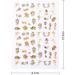 Decor Water Transfer Stickers Nail Art Decoration Flower And Leaf Pattern 3D Nail Art Sticker Nail Decal Stickers Angel Pattern Stickers - Buy Online on GoSupps.com