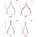 Professional Cuticle Trimmers Stainless Steel Cuticle Scissors Colorful Styles Rose Gold - Buy Online on GoSupps.com