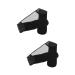 FRCOLOR 2pcs Lumbar Waist Support Magnetic Waist Support Magnetic Therapy Back Support Magnetic Back Support Belt Magnetic Waist Belt Mx2pcs Blackx2pcs