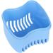 Sky Blue Dental Prostheses Container Cup Box | False Teeth Storage with Filter Screen - Ideal for Travel School & Home Use - Buy Online on GoSupps.com