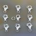 10 Sets 925 Sterling Silver Lobster Claws with Jump Rings for Necklaces or Bracelets - 8mm - Buy Online on GoSupps.com