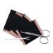 Housoutil 1 Set Beauty Stickers Eyeliner Eye Stick Woman Beauty Scissors Double Sided