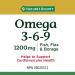 Nature's Bounty Omega 3 6 9 Fish Oil 1200mg Pills Supplement & Vitamin E Pills And Supplement Helps Maintain Health 400Iu 200 Softgels Supplement + Vitamin E Pills - Buy Online on GoSupps.com
