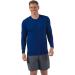 IBKUL Men's UPF 50+ Black Long Sleeve Crewneck T-Shirt - Buy Online on GoSupps.com