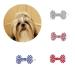 4 x Diamond Dog Bone Hair Clip Princess Hair Accessories Cat Dog Accessories Suitable for Long Haired Dogs