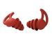Noise Cancelling Ear Plugs 3 Layers Silicone Reusable Washable Earplugs For Sleeping Noise Cancelling Side Sleepers Construction Workers Snoring Concert Hearing Protection(Red) 3 Layers Red