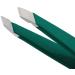 Tweezerman Emerald Shimmer Mini Slant Tweezer with Case - Precision Hair Removal Tool - Buy Online on GoSupps.com