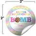 Easter Bunny Cocoa Bomb Sticker Labels - 40 2 Circle Stickers by AmandaCreation - Buy Online on GoSupps.com
