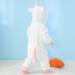 COOKY.D Baby Hooded Rompers | Winter Flannel Jumpsuit | 24-30 Months | White - Buy Online on GoSupps.com