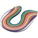 ODETOJOY Quilling Paper Strips Set - 10mm 260 Strips for DIY Origami Art - 26 Colors - Length 39cm - 10mm Width - Buy Online on GoSupps.com