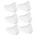 NOLITOY 6 Pairs Forefoot Pad Absorbent Pads Utility Mat Breathable Pad Forefoot Cushions Ball of Foot Cushion Foot Care Insoles Comfortable Forefoot Cushion Forefoot Relaxation Cushion Pu
