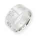 Joyadog ladies ring with dog paw cat paw 10mm wide rounded inside.