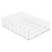 LALAFINA Makeup Organizer Drawer Organizer Portable Clear Practical Makeup Beauty Organizer Eyeshadow Palettes Organizer Vanity Organizer Eyeshadow Holder Makeup Organizer Drawers Transparent 17x12.5cm