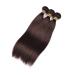Buy MILA 3PC Dark Brown Hair Extensions - 100% Remy Virgin Brazilian Hair Bundles with Lace Closure (10 + 12 ) - Buy Online on GoSupps.com