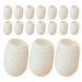 TOPBATHY Boules Nettoyantes Naturelles en Soie 20 Pi ces Exfoliantes Douces Visage et Corps pour Peau Sensible Soin Visage Quotidien Texture Fibreuse Ergonomique