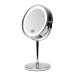 7" Lighted Makeup Mirror, YYAMEA 10X Magnifying Vanity Mirror Double Sided, Round Standing 360° Rotation Cosmetic Mirror for Bedroom Bathroom Office 7" Mirror
