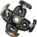 Replacement Shaver Blade Heads - 5 Heads Electric Razor for Beard & Face - Easy Install (Black+Gold) - Buy Online on GoSupps.com