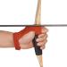TOPARCHERY 2 Finger Leather Arrow Gloves for Right Left Hand - Hunting Shooting Target Recurve Horse Bow - Buy Online on GoSupps.com