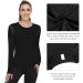 WANAYOU Women's 3-Pack Compression Long Sleeve Athletic T-Shirts - Black, White, Grey | Dry Fit Workout Tops - Small - Buy Online on GoSupps.com