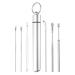 Cleaning Ears Wax Ear Wax Cleaners Ear Pick Earwax Removal Kit Ear Cleansing Tool Set Ear Curette Ear Wax Remover Tool with Cleaning Brush Pisole