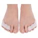 1 pair of silicone toe separators little toe hallux valgus toe correction ball protection