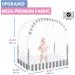 Baby Safety Pop up Crib Tent | Premium Crib Net to Keep Baby from Climbing Out | Upgraded Mesh Fabric | Protect Your Baby from Falls | Unisex Infant Crib Tent Net Gray - Buy Online on GoSupps.com