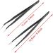 Stainless Steel Eyelashes Grafting Tweezers Makeup Tweezers Tool for Eyelashes Extension Nail Art Decoration for Professional Salon or Home Use(3#) - Buy Online on GoSupps.com