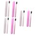 CLISPEED 6 Pcs Toothbrush Set Ordinary Toothpaste Toothbrush Head Travel PP Raw Material