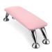 Noverlife Pink Nail Arm Rest - Professional Non-Slip Hand & Arm Cushion for Manicure - Microfiber Leather Stand for Nail Tech Use - Buy Online on GoSupps.com