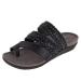 Orthopedic Sandals for Women Arch Support Stylish Lightweight Breathable Foot Correction Slippers Summer Comfort Soft Bunion Splints Flip Flops Ladies for Hallux Valgus 7 Black