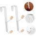 ABOOFAN 2pcs No Punching Door Hook Heavy Duty Clothes Rack Coat Hanging Holder Over Door Organizer Rack Bags - Buy Online on GoSupps.com