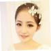 minkissy Pearl Fabric Headband Bride White Korean Headband Wedding Hair Accessories - Buy Online on GoSupps.com