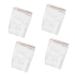 Beavorty 4pcs home tools makeup tools pro tools eyebrow mapper tool eyebrow measure tool set lightness 4.6x1.8x7.5cmx4pcs Whitex4pcs