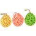 Housoutil 6 Pcs Kids Bath Sponge Set | Gentle Body Scrub for Delicate Skin | Honeycomb Cotton Bath Ball & Flower Tools for Children - Buy Online on GoSupps.com