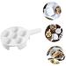 MAGICLULU Snail Plate 3 Pcs Baked Snails White Ceramics Cauliflower Oven Ceramic Snail Dish 21X16.4CMx3pcs Whitex3pcs - Buy Online on GoSupps.com