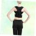 Posture Shoulder Support Corrector Brace Belt - Pearlescent Black | Enhance Posture & Comfort | International Shipping Available - Buy Online on GoSupps.com