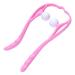 Wilitto LetomNet Neck Massager Reusable Portable Lightweight Trigger Points Manual Self Muscle Massage for Home Pink