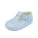 Early Days Baypods Baby Shoes for Boys & Girls Soft Soled Pre Walker Shoes Soft Faux Leather Baby Boys & Baby Girls Shoes B625 T Bar Style Shoe with Hole Punch Made in England 0 UK Child Sky Blue