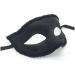 minkissy Eye Mask Masquerade Costume Party Black Outfit Male and Female Mask Party Mask Stand Out Mask Halloween Costumes Eye Wedding Dreses Black Costume Mask Men and Women Prom