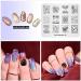 Christmas & New Year Fireworks Nail Art Stamping Plate - DIY Manicure Print Tool - Buy Online on GoSupps.com
