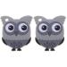 Healifty Baby Toys Grey for Toy Educational Shape Teether Playthings Animal Teething Chewing Silicone Infant Teethers Owl